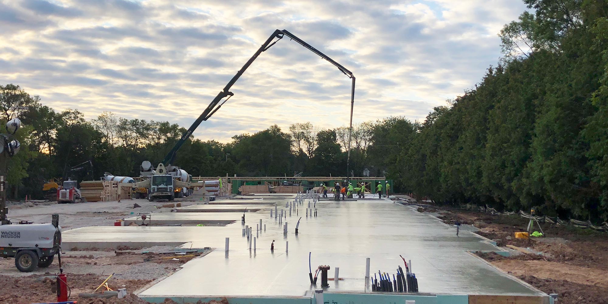 Concrete Contractor Green Bay WI Commercial Flatwork Machinery