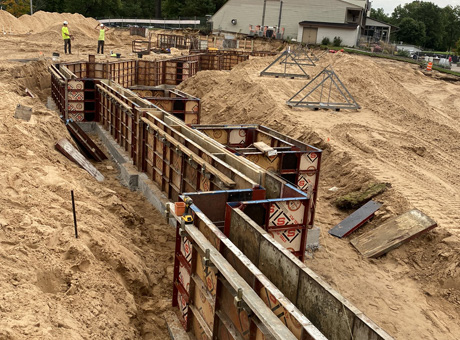 Concrete Contractor Green Bay WI Absolute Concrete Commercial Walls
